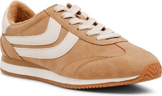 Dolce Vita Hype Faux Shearling Lined Sneaker in Camel at Nordstrom Rack, Size 6.5