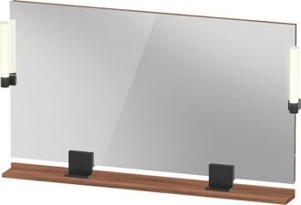 Duravit Duravit - Espejo Sivida, Negro Diamante Mate, 1250x36x650mm, Luz