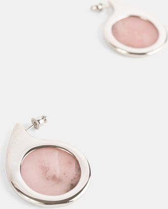 Panconesi Womens Boucles Doreilles Dusk Small En Laiton Rose Pink Jewelry Bijoux
