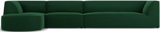 CXL by Christian Lacroix 5-Sitzer Designer Ecksofa Charles mit Eckteil links - Samtbezug