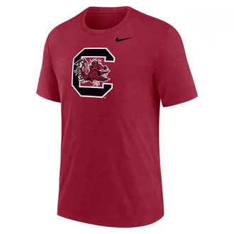 Nike Mens College (South Carolina Gamecocks) Tri-Blend T-Shirt in Red | M21372P204SCAR-CRM