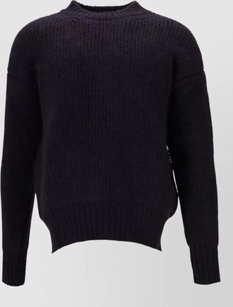 Saint Laurent knit crew neck sweater dropped shoulders
