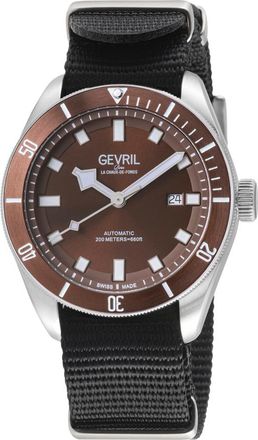 Gevril Group Yorkville Automatic Brown Dial Mens Watch 48607N