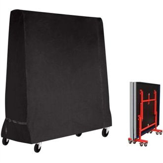 OEM 1 Funda Negra Para Muebles De Jard&iacute;n 201d (165 X 70 X 185 Cm) Para Mesa De Ping-pong, Impermeable, Para Exteriores -crezuo