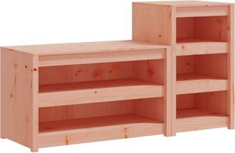 vidaXL Muebles De Cocina Exterior 2 Pzas Madera Maciza Abeto Douglas Vidaxl