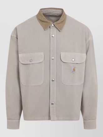Carhartt Work in Progress prescott cotton jacket back yoke collar