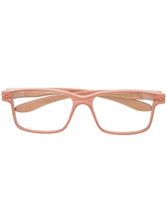 Herrlicht square frame glasses - Neutrals
