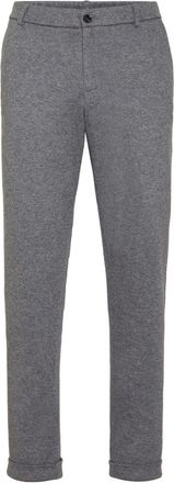 Billionaire Boys Club wool-silk tapered trousers - men - Wool/Calf Leather/Silk - 52 - Grey