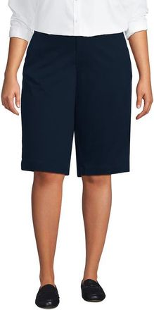 Lands End Plus Size Classic 12 Chino Shorts in Radiant Navy at Nordstrom, Size 16W