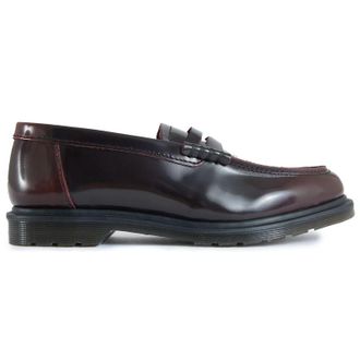 Dr. Martens Womens Dr Mayfare Shoes - Maroon Leather - Size UK 4