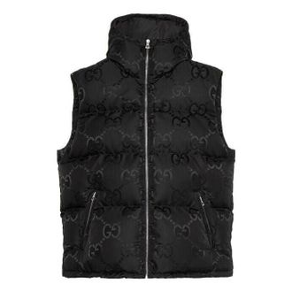 Gucci Jumbo GG Canvas Vest Black 698715-Z8A2S-1000