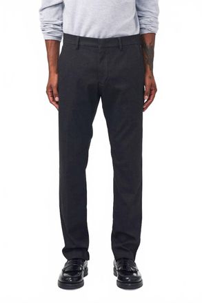 Nn.07 Theo Slim Tailored Chino Pants In Black Multi