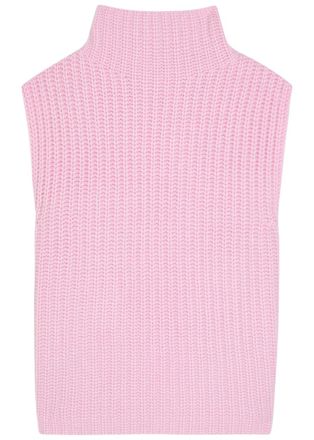 Lisa Yang Joceyline High-neck Cashmere Vest - Light Pink - 2 (UK 12-14 / M-L)