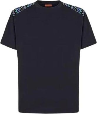 Missoni Heren, Tops, Zwart, Maat: S Katoen