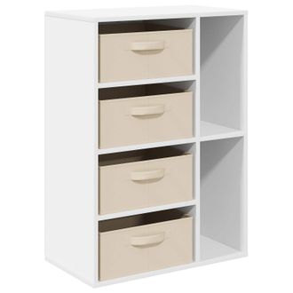 vidaXL Aparador Blanco 60 X 33,5 X 84 Cm Vidaxl