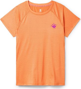 Rabbit Womens EZ Tee Perf Shirt Orange XS