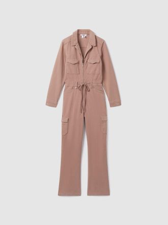 Paige Paige Denim Jumpsuit, Mauve, 10