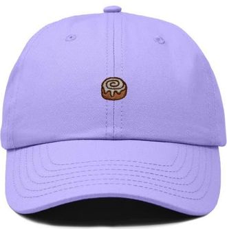 Dalix Cinnamon Roll Dad Cap in Lavender at Nordstrom