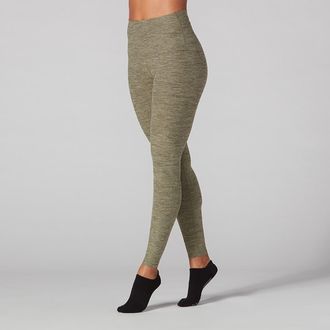 Tavi Cloud High Waisted 7/8 Legging in Olive Space Dye at Nordstrom, Size Xx-Large