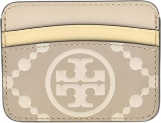 Tory Burch T Monogram Contrast Embossed Card Case