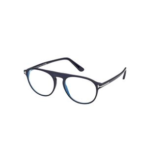 Tom Ford Glasses, male, Blue, Size: 52 MM Aviator Frame