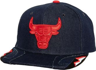 Mitchell & Ness Mens Mitchell & Ness Denim Chicago Bulls Day 6 Snapback Hat at Nordstrom