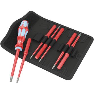 Wera Set De Destornilladores Aislados Kraftform Kompakt Vde Wera Kk Vde Stainless 8 Extra Slim 1 (8 Piezas)
