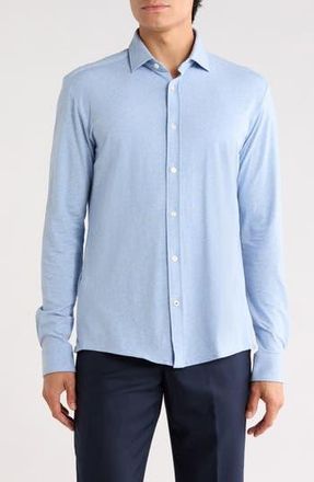 BOSS Roan Long Sleeve Button-Up Shirt in Light/Pastel Blue at Nordstrom Rack, Size Xx-Large