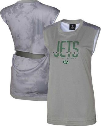Outerstuff Womens Gray New York Jets No Sweat Tank Top at Nordstrom, Size X-Large