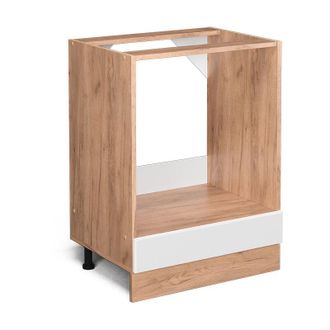 Vicco Mobile per forno da incasso R-Line, Bianco lucido, 60 cm senza piano di lavoro Vicco