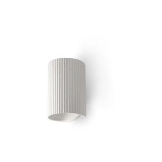 Faro Barcelona Trama Aplique De Pared Blanco 1xe14 Con Interruptor 63435