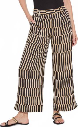 Lyss&eacute; Santana Pleated Trouser In Breezy Stripe