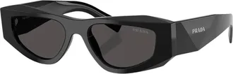 Prada Sunglasses, unisex, Black, Size: 52 MM Prb19S Sunglasses