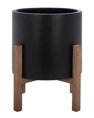 Safavieh Loflen 29In Black Planter