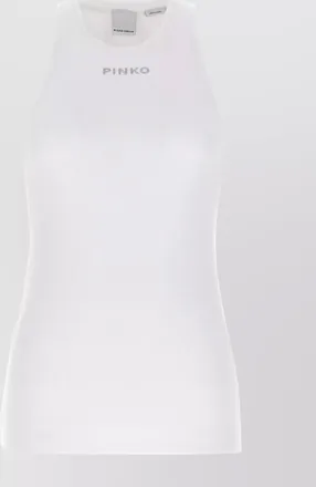 Pinko unique ribbed sleeveless top