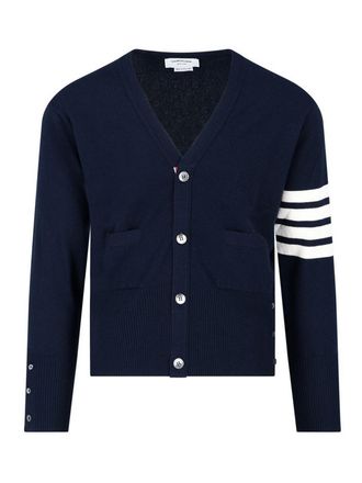 Thom Browne 4-bar cashmere cardigan