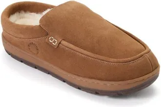 Dearfoams Fireside Melbourne Water Repellent Rugged Clog in Chestnut at Nordstrom, Size 12