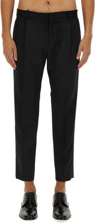 Dolce & Gabbana Black Pleated Pants