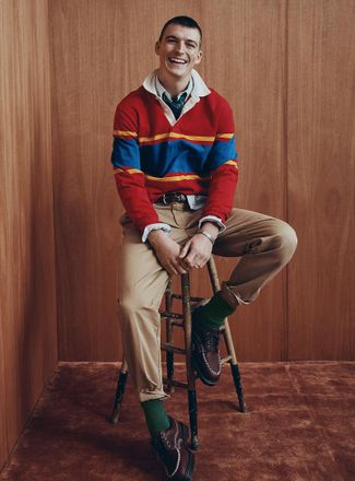 Le 31 Mens Pleated chinos Reykjavik fit - Tapered with pleats