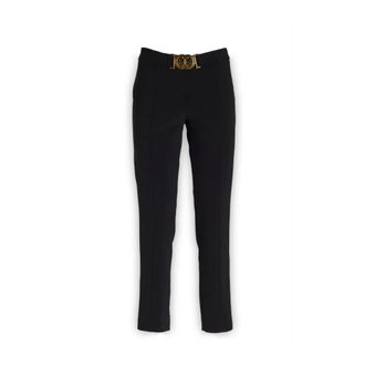 Moschino Broeken, Dames, Blauw, M, Klassieke Straight Broeken