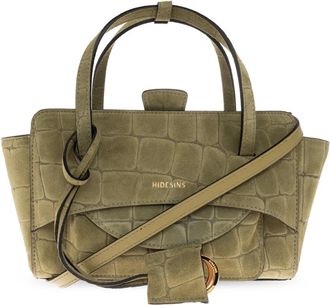 Hidesins Borsa Piccola con Patta - - Bags - Donna - Verde - ONE SIZE