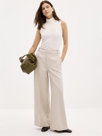 Inwear Womens Hollyn sandy beige pant Fit: Wide leg, high rise