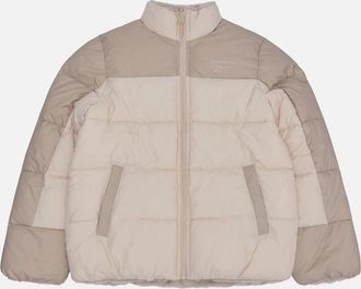 Reebok Womens RB2110 Reversible Puffer - Oatmeal - Cream/Brown - Size: 18/16
