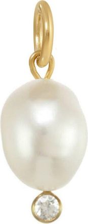 Kozakh Freshwater Pearl & Cubic Zirconia Charm in Gold at Nordstrom