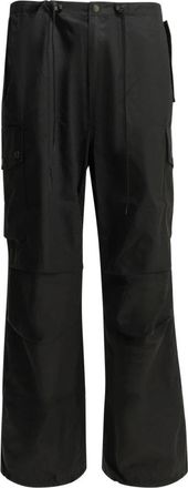 Needles Panelled Cargo Broek - Heren - Wijde Broeken - Zwart - M - Katoen - Broeken