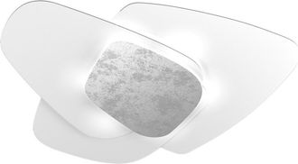 Top-Light Top-light - Plafoniera Vetro Top Light Strategy 1196 Plm Fa E27 Led Lampada Soffitto Parete