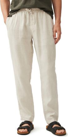 Rodd & Gunn Linen Resort Pants in Oatmeal at Nordstrom, Size Xxx-Large
