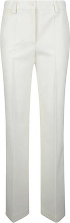 P.A.R.O.S.H. Rechte Broek - Dames - Straight fit broeken - Wit - L - Broeken