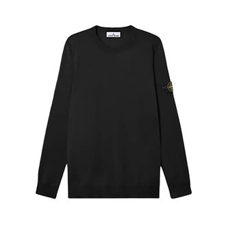 Stone Island Truien & Vesten, Heren, Zwart, XL, Round-neck Truien