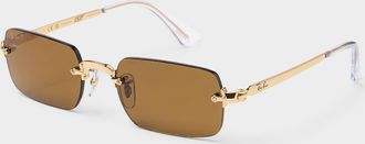 Ray-Ban Frameless rectangular sunglasses